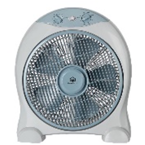 HOME ELECTRIC Box Fan 12" - Gray HFB-1225