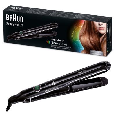 BRAUN Satin Hair 7 SensoCare Hair Straightener 200 °C - Black ST780