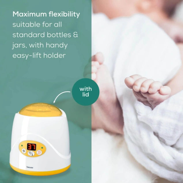 Beurer BY 52 Baby Bottle Warmer with LED Display & Safety