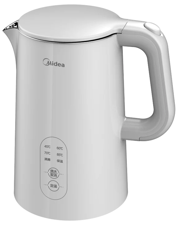 Midea 1.5L Kettle - White - (MK-SH15X301A2)