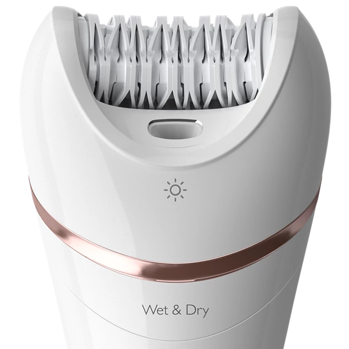 Philips Series 8000 Epilator, Wet And Dry Cordless Hair Removal And Skin Care System