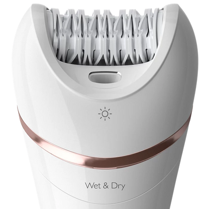 Philips Series 8000 Epilator, Wet And Dry Cordless Hair Removal And Skin Care System