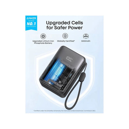Anker Zolo Power Bank Built For Endurance 5000Mah 15W A110Kh11 - Black