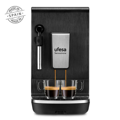 Ufesa Sensazione Super-Automatic Coffee Maker for Beans & Ground Coffee