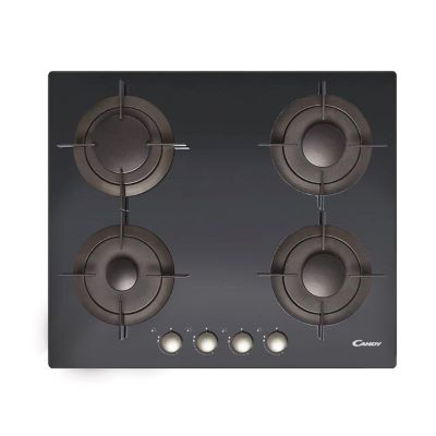 CANDY Built In Gas Cooker 60cm 4 Burners - Black CVG64SGNX