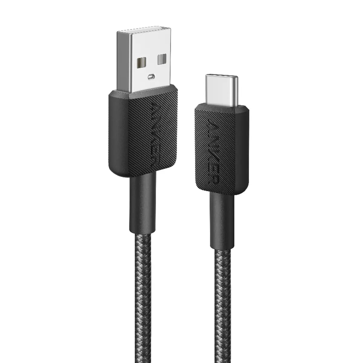 Anker 322 PowerLine USB A to USB C Fast Charging 3ft/0.9m Cable – Black – A81H5H11