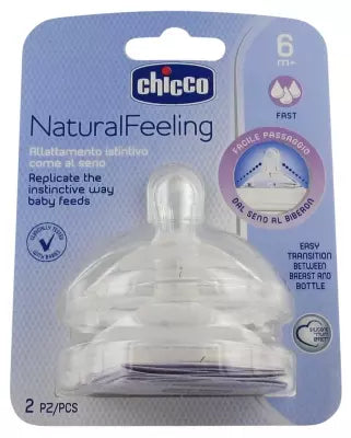 Natural Feeling 2 Fast Flow Teats 6 Months and +