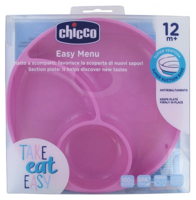 Section Plate in Silicone with Suction Cup 12 Months