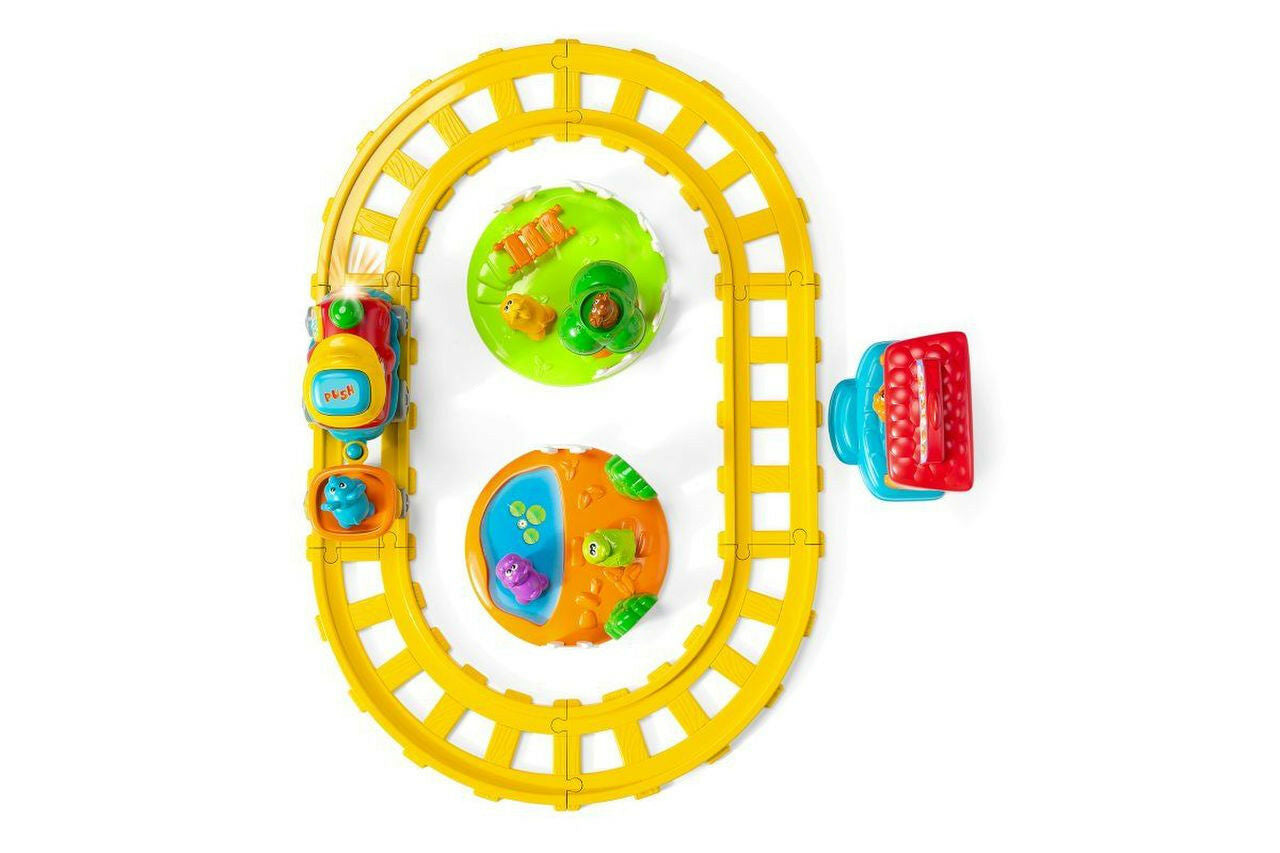 Chicco ABC Adventure Train Educational Toy, Motorized, 6 Animal Figures, 2 Languages