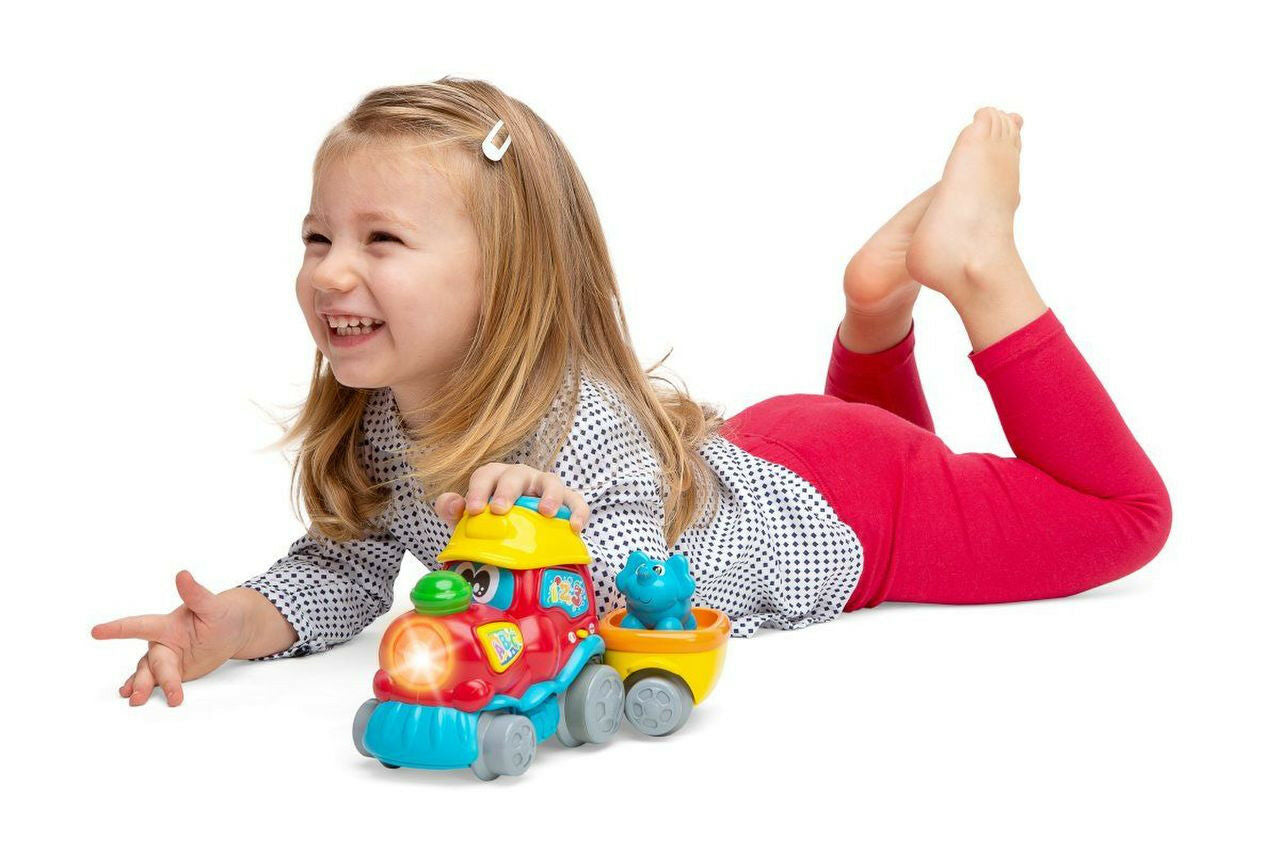 Chicco ABC Adventure Train Educational Toy, Motorized, 6 Animal Figures, 2 Languages