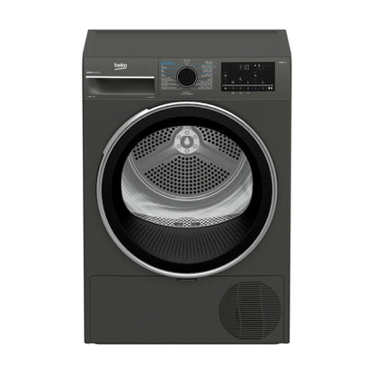 Beko Dryer 9 kg Inverter Heat Pump IronFinish Manhattan Gray A+++(-25%)