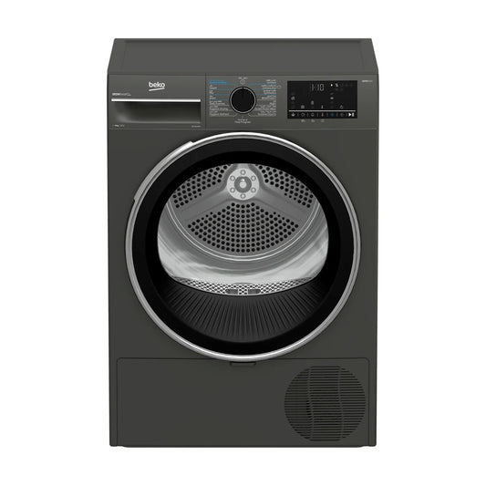 Beko Dryer 9 kg Inverter Heat Pump IronFinish Manhattan Gray A+++(-25%)