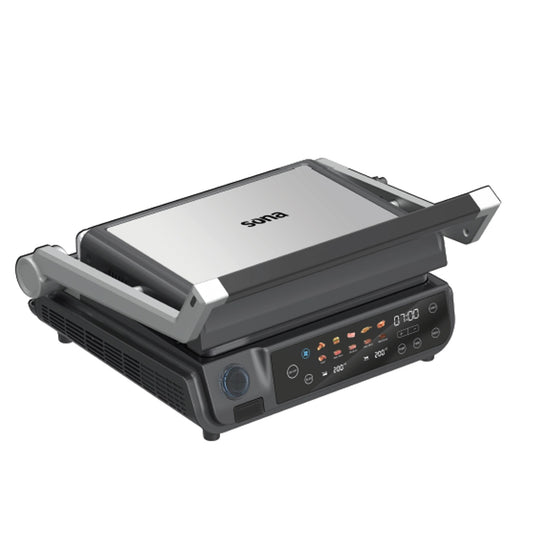 Sona Smokeless Contact grill 2000W 180° Flat Placement Digital display with a touchscreen