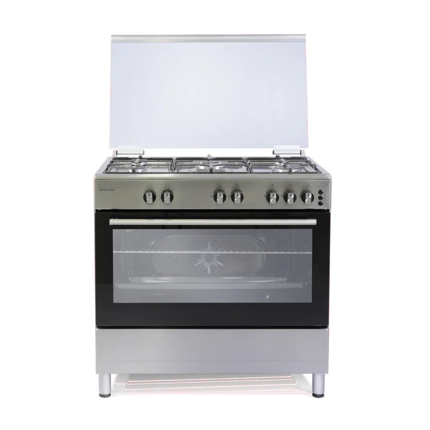 Electromatic 90cm Gas Cooker Stainless Steel with 5 Burners & Oven