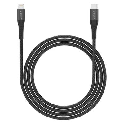 LAZOR Flow L Fast Charging Cable with PD20W Type-C to Lightning 3m - Black CL90