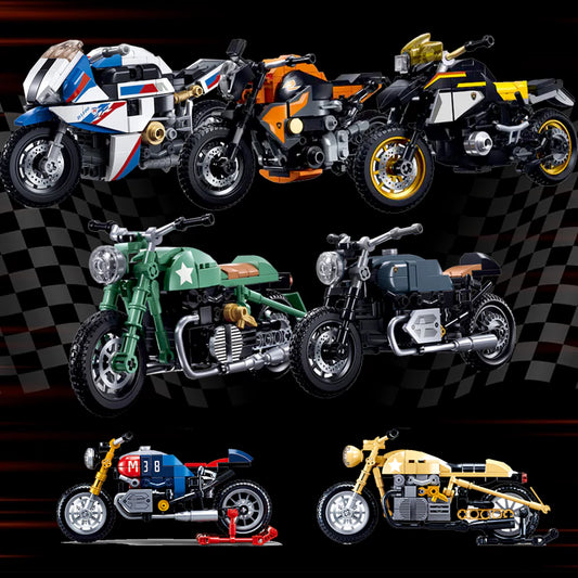 ModelBricks- R1250 MS Motorcycle 1/12 (200PCS)