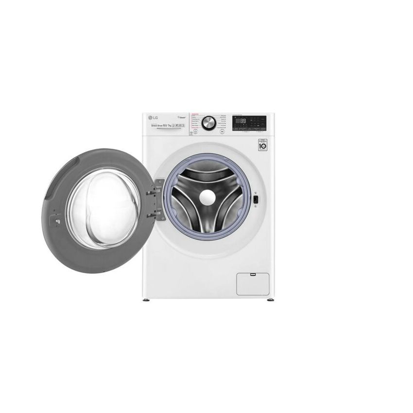 Front Load Washer & Dryer, 10.5/7KG , AI DD™, TurboWash™360˚, White Color