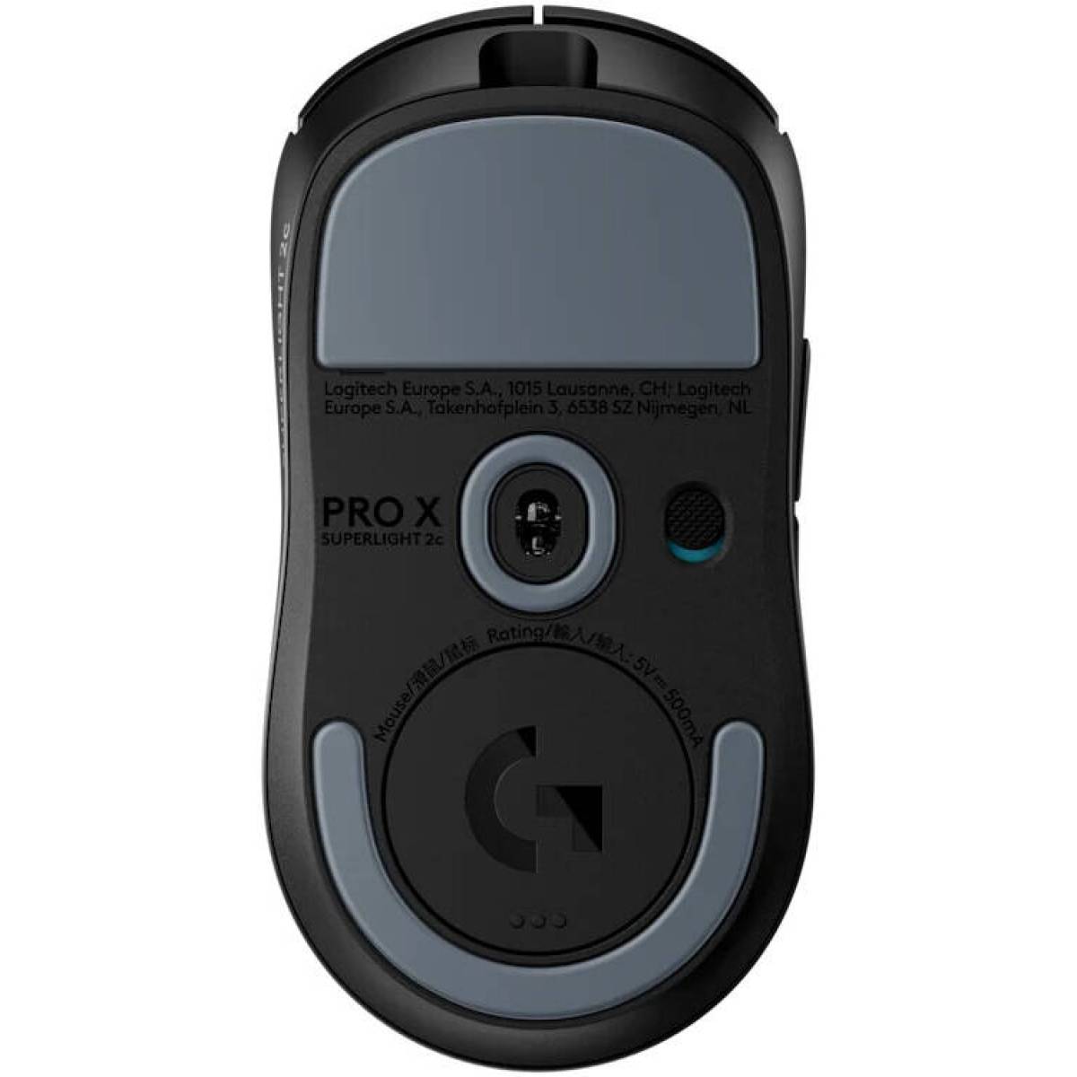 Logitech G Pro X Superlight 2c Wireless Gaming Mouse, 5 Buttons, 44000 DPI Resolution, HERO 2 Sensor, 888 IPS Speed, 88G Acceleration, 8000Hz Polling Rate, Up to 95H of Battery, Black