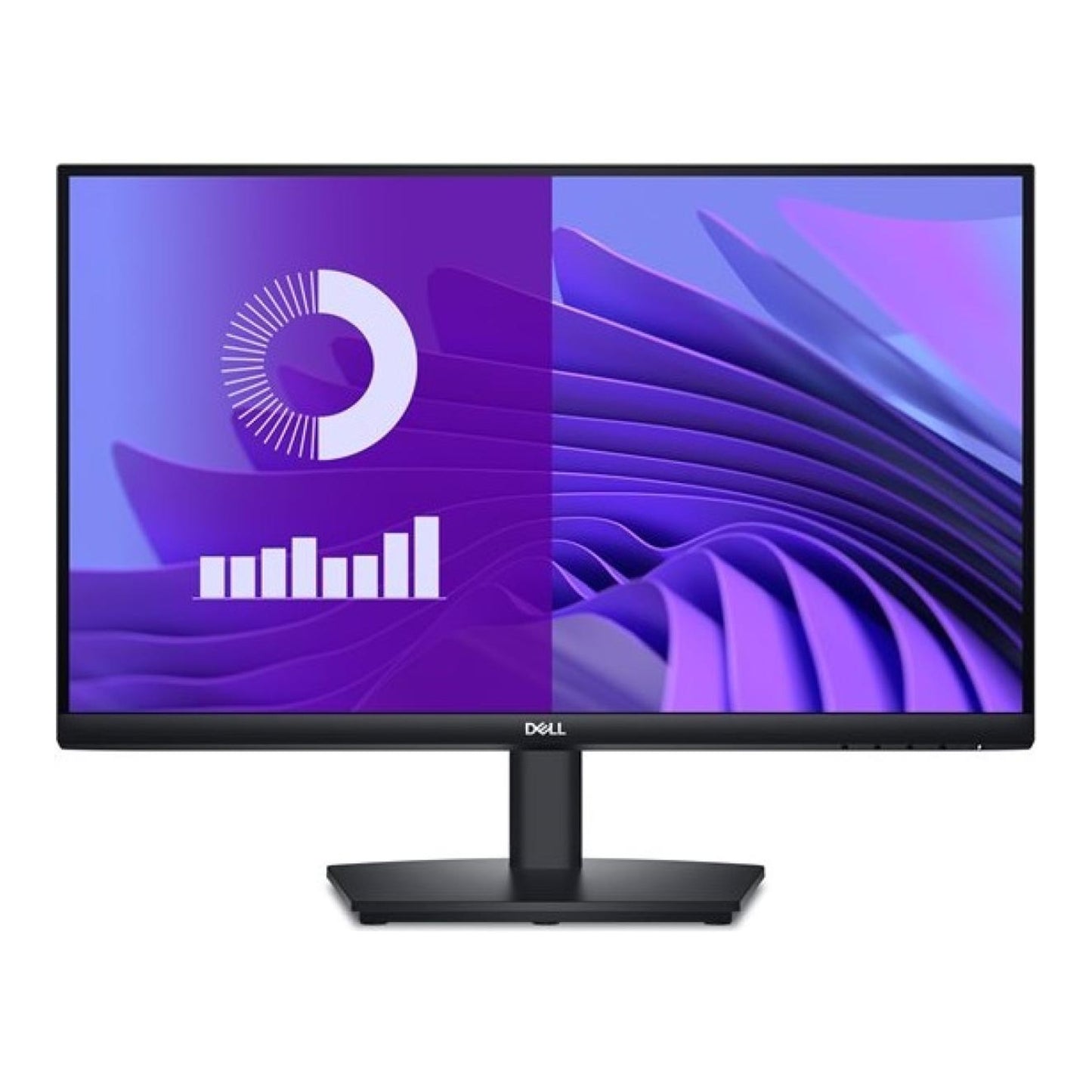 Dell E2425HS Essential Flat Monitor 24" FHD VA @75HZ, Adjustable Stand, Wide viewing angle Slim Bezel Display w/ DP, HDMI, VGA & Speakers