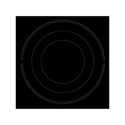 Ariston HR9020B Electric Cooktop, 90cm Black Ceramic 5 Burners with Child Lock and Residual Heat Indicators, Stylish Kitchen Appliance