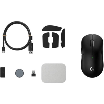 Logitech G Pro X Superlight 2c Wireless Gaming Mouse, 5 Buttons, 44000 DPI Resolution, HERO 2 Sensor, 888 IPS Speed, 88G Acceleration, 8000Hz Polling Rate, Up to 95H of Battery, Black