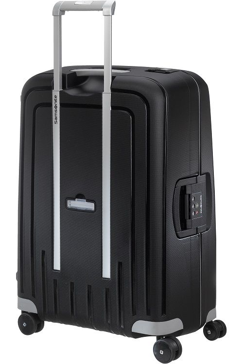 Samsonite S'Cure Spinner 75cm Black – Lightweight & Secure Hard-Shell Luggage