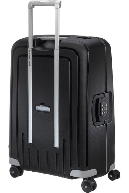 Samsonite S'Cure Spinner 75cm Black – Lightweight & Secure Hard-Shell Luggage