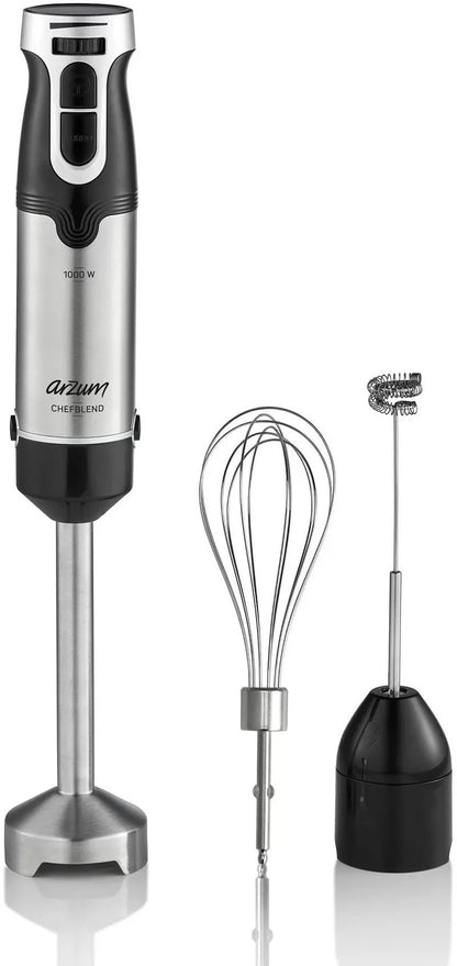 Arzum AR1160 1000W Hand Blender and Milk Frother