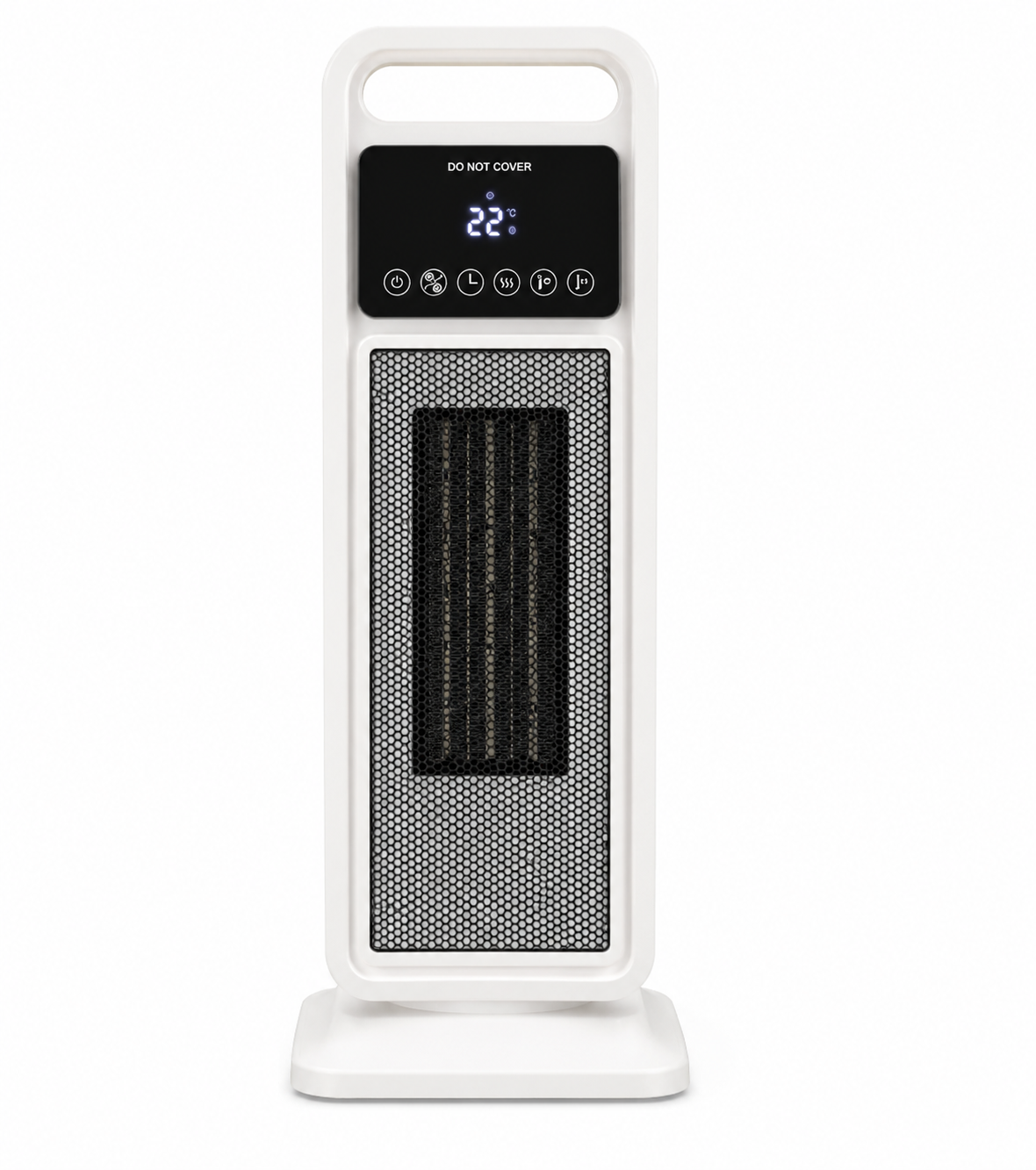 TEKMAZ Ceramic Electric Heater – (2000W, White)