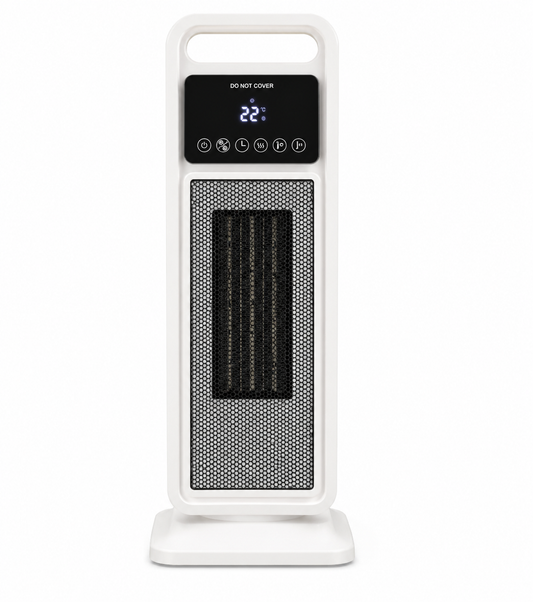 TEKMAZ Ceramic Electric Heater – (2000W, White)