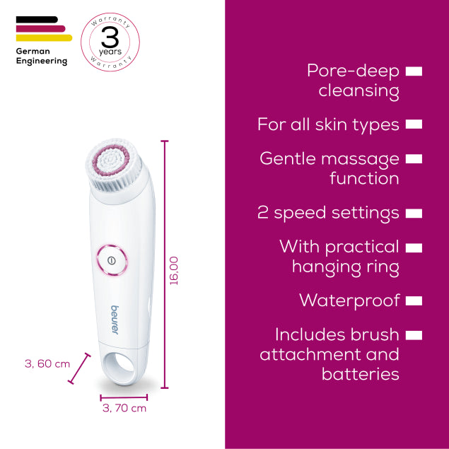 Beurer FC 45 Facial Brush Waterproof & Deep Cleansing