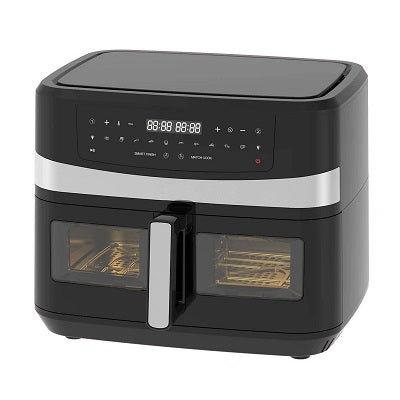 SONA Air Fryer 10 Liter 2600 Watt - Black , Black with Silver