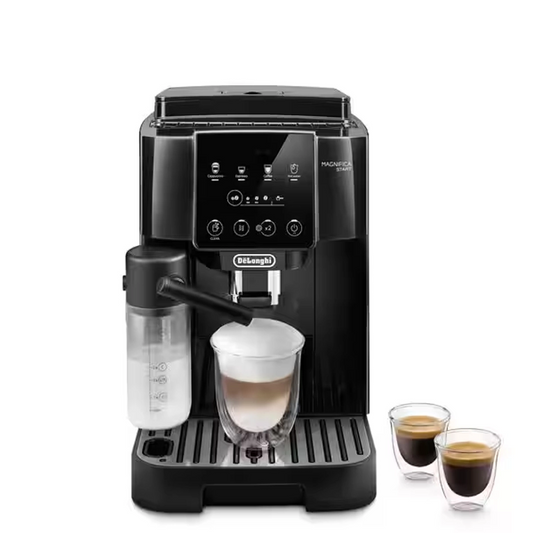 De'Longhi Espresso Machine 15-Bar 1.8L 1450W With Coffee Grinder Milk Tank Black (ECAM220.60.B)