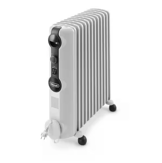 De'Longhi Oil Filled Radiator 12 Fins 2500W With Power Settings (TRRS1225)
