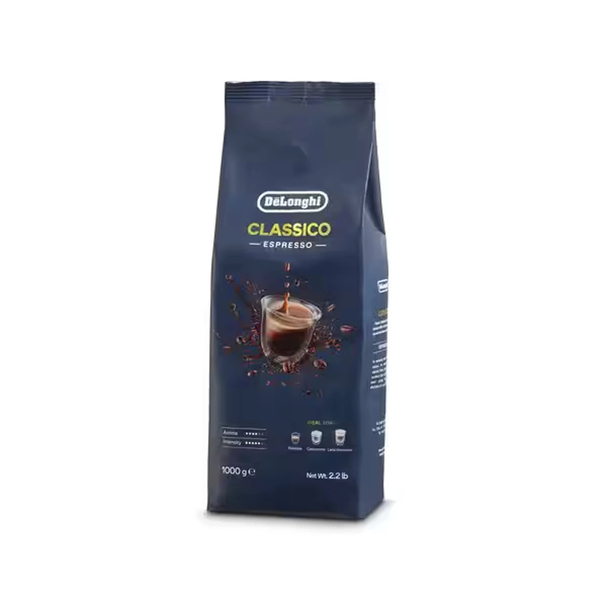 Delonghi Classico Coffee Beans Arabica & Robusta Blend 250g