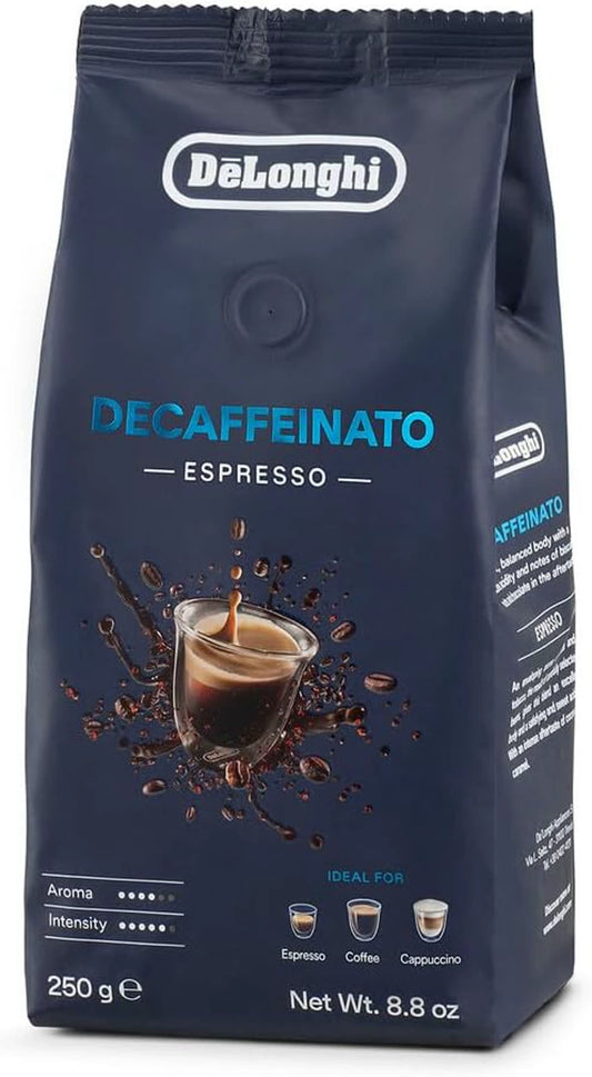 DeLonghi Decaffeinato Espresso Coffee Beans 250g