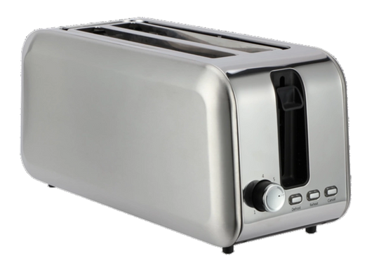 Sona Toaster 1450W 4 Slices With 7 Roasting Levels Stainless Steel