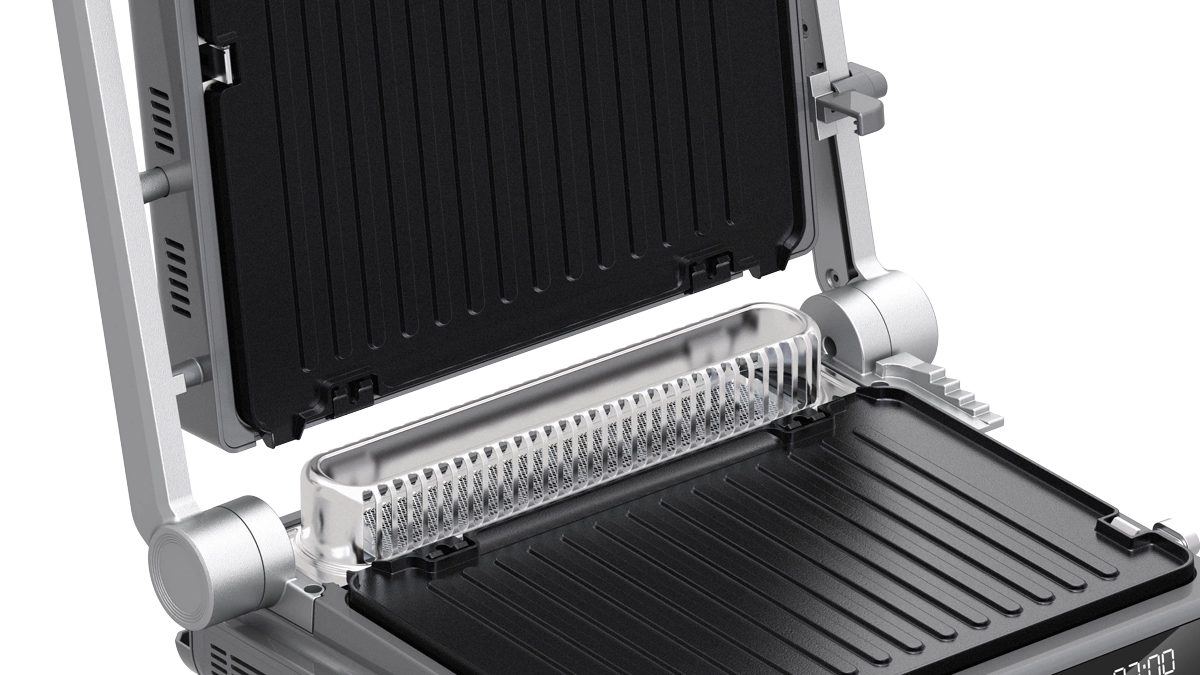 Sona Smokeless Contact grill 2000W 180° Flat Placement Digital display with a touchscreen