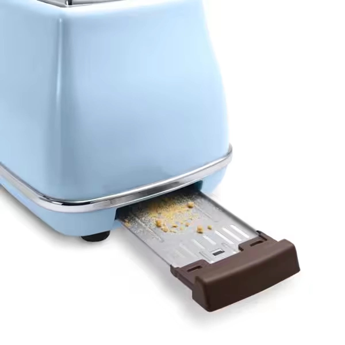 Delonghi Toaster with Vintage Design in Light Blue, 2-Slice Capacity and 900W