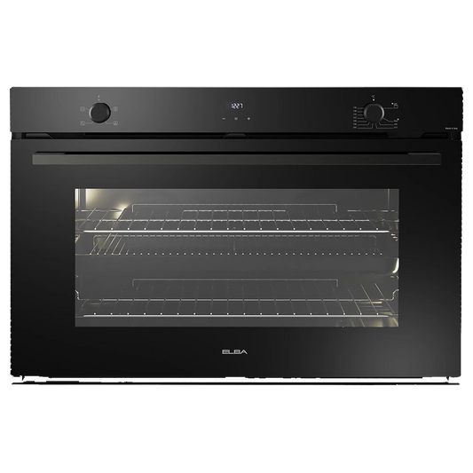 Elba Built-in Gas Oven Black 90 cm 8 Functions 106 L