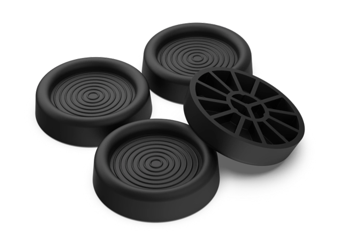 Anti-Vibration Rubber Feet for Washing Machines & Dryers  Made in Italy 250 kg Capacity