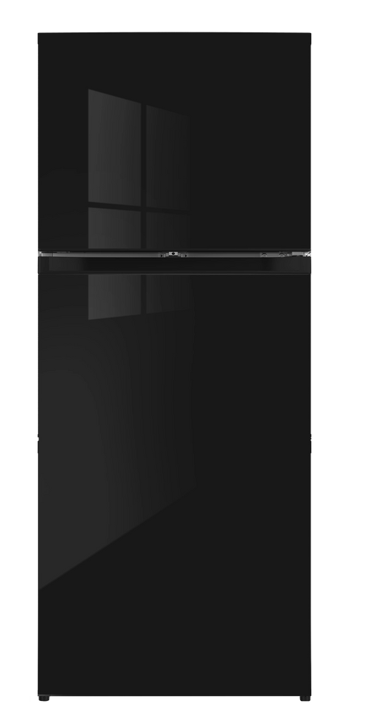 Skyworth Refrigerator Top Freezer 401 L black color A++