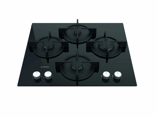 Ariston AGS 61S/BK Built-In 4 Gas Burner Hob