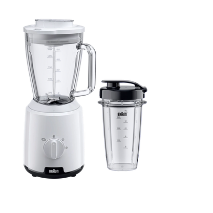 Braun Blender 600 W 2 speeds and pulse 1.5 L White TriAction Technology