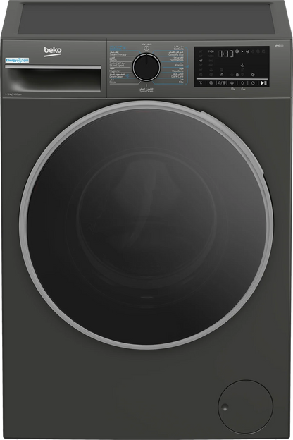 Beko Washing Machine 10 kg A+++ Inverter 1400 RPM Manhattan Gray - Model B3WFU51042ESMG