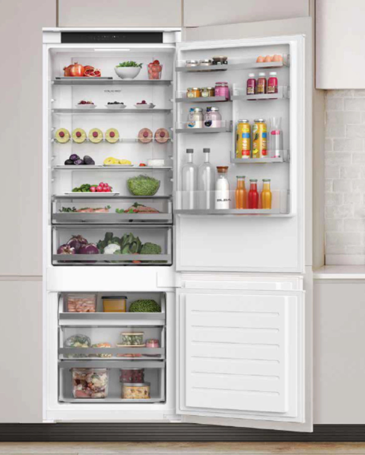Elba Refrigerator Built-in 364 L With Humidity control and ECO System