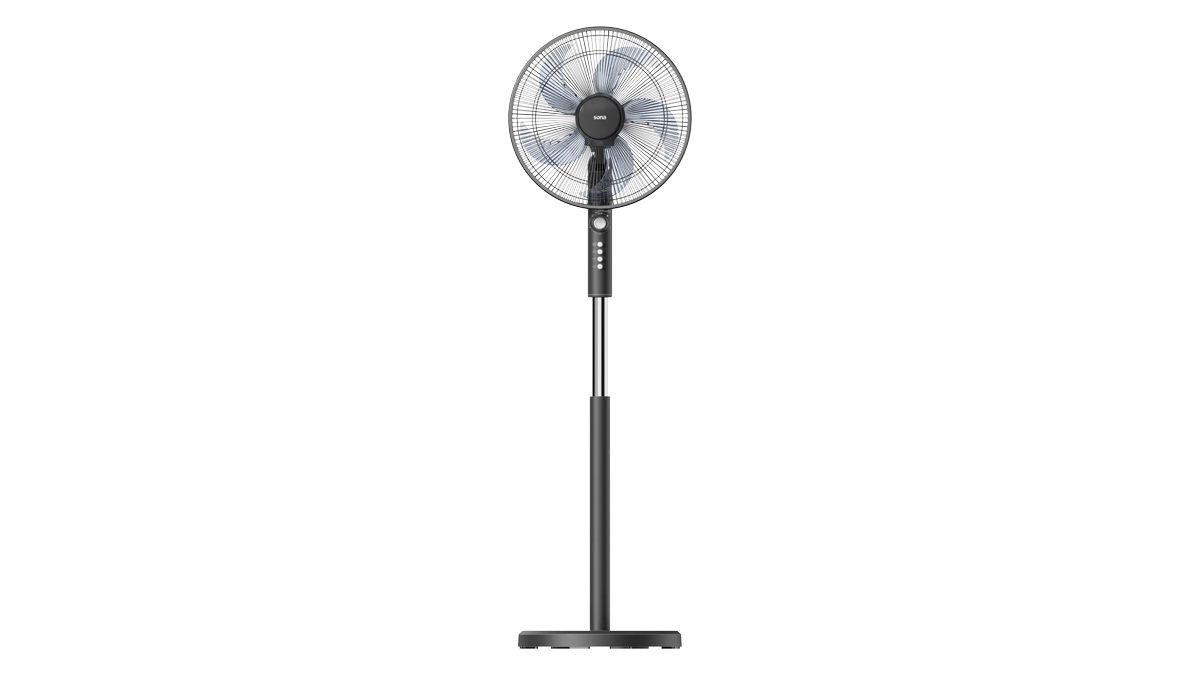 Sona Fan stand Black 16 Insh 3 Speeds 5 Blades