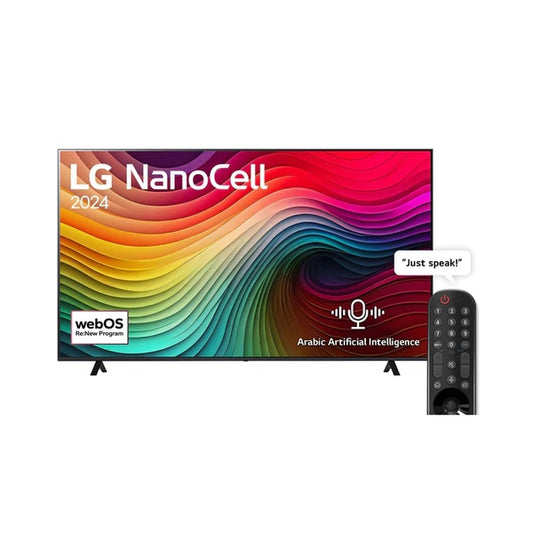 55 Inch LG NanoCell NANO80T 4K Smart TV AI Magic remote HDR10 webOS24 – 55NANO80T6A (2024)