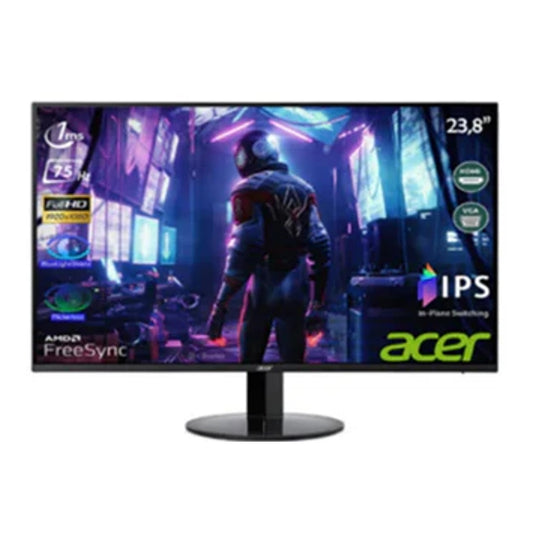 ACER MONITOR 24" FHD 75 Hz IPS- Black - (SB241YBI)