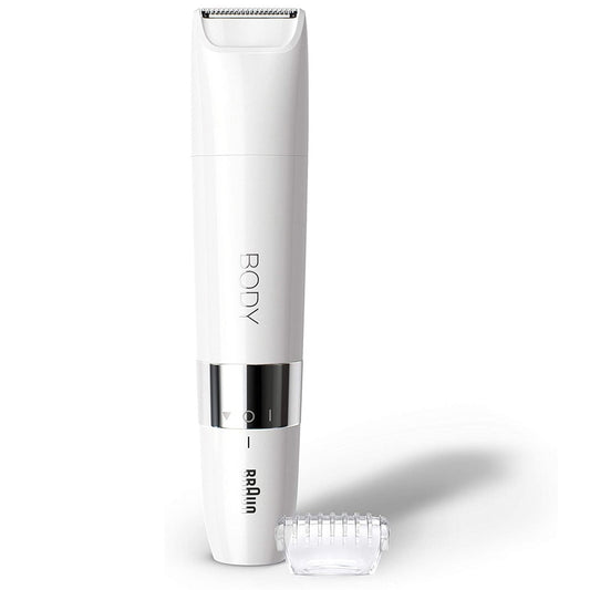 Braun Body Mini Trimmer BS1000 Wet & Dry with Trimming comb - White
